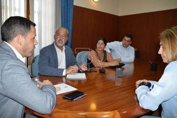 Visita del senador socialista Ramón Morales a Telde (Foto TA)
